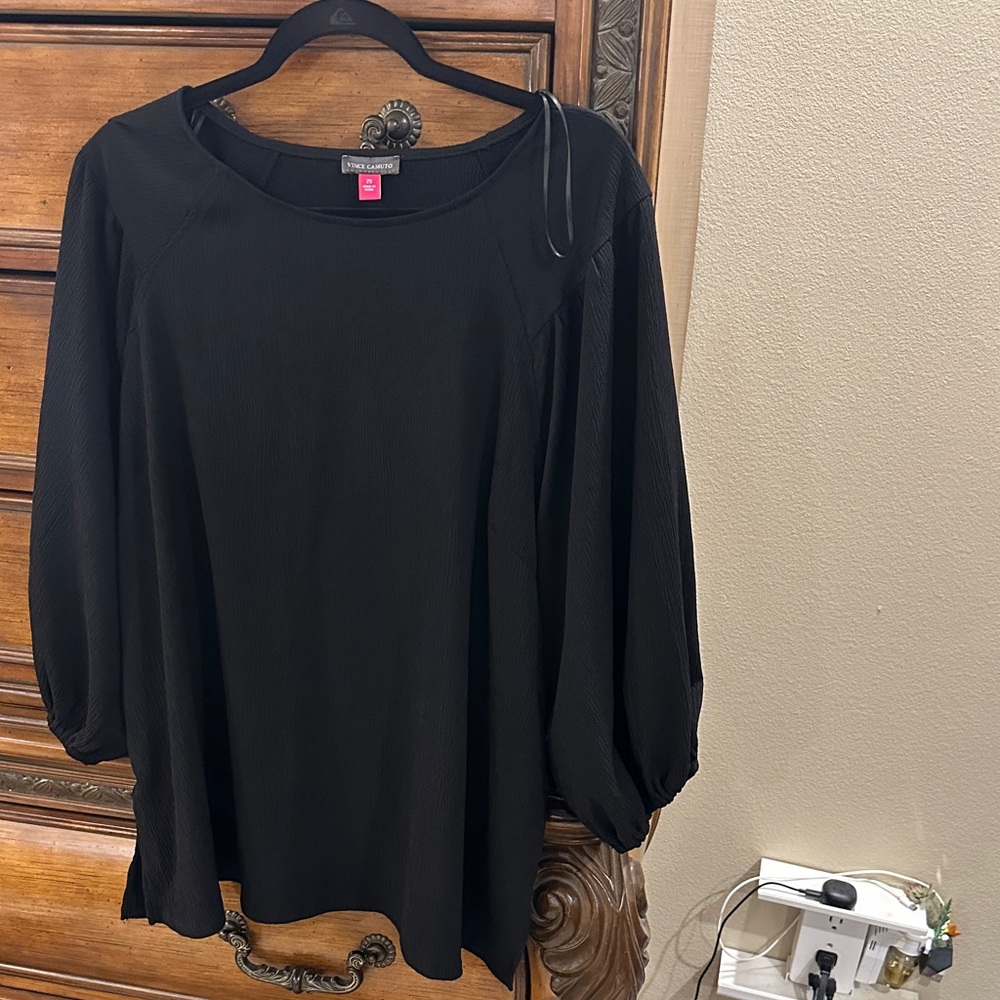 Vince Camuto Black Blouse